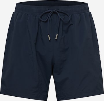 BOSS Black Badeshorts 'Ole' i blå: forside