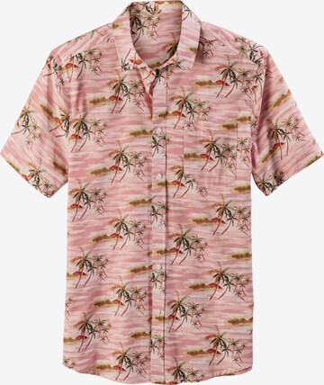 BEACH TIME Regular fit Button Up Shirt in Pink: front