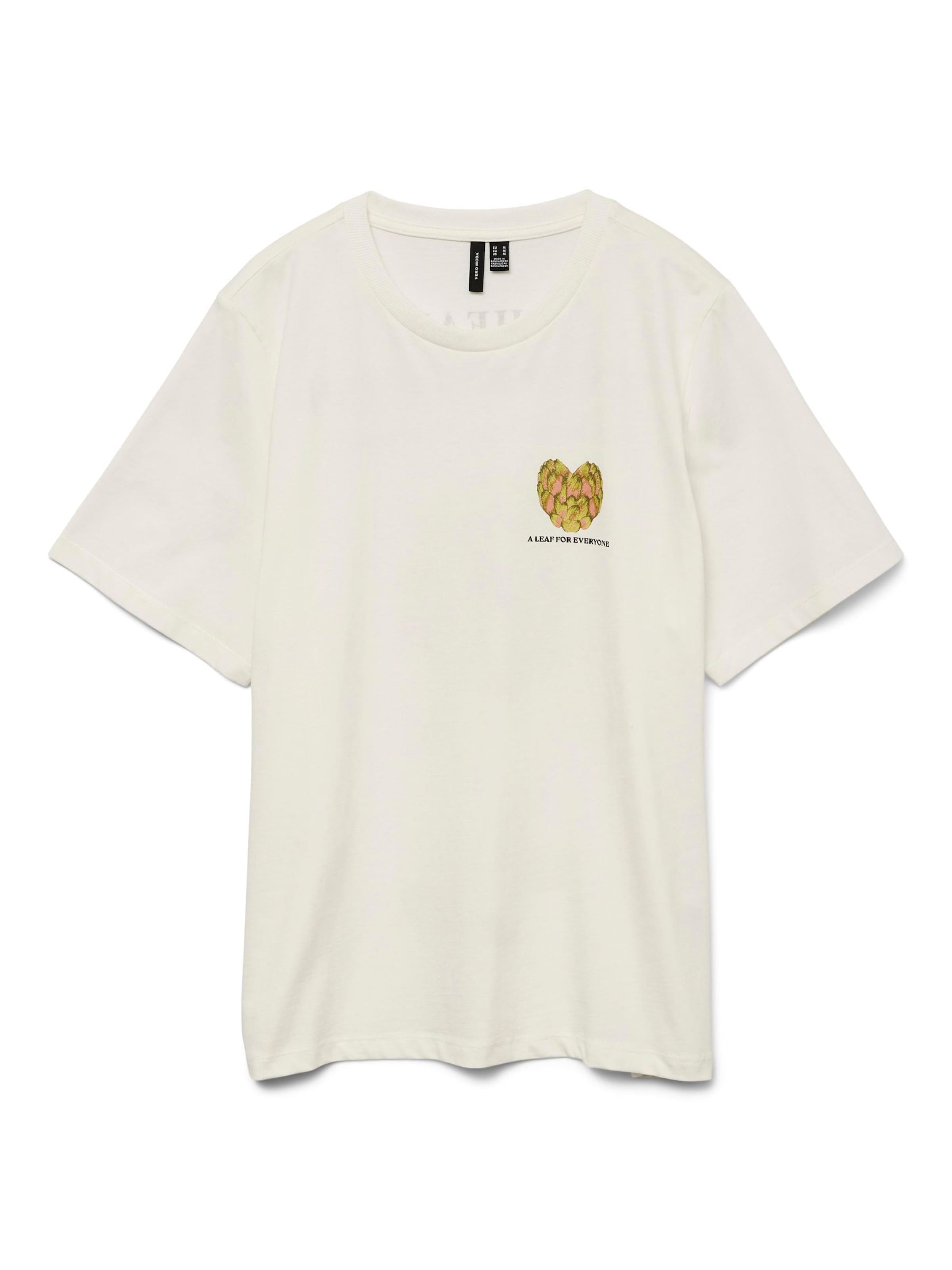 VERO MODA Tričko 'VMAya Caty' – bílá: přední strana