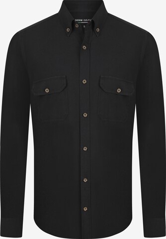 Chemise 'Darell' DENIM CULTURE en noir : devant