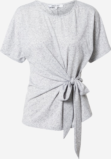 ABOUT YOU Shirt 'Faline' in grau / weiß, Produktansicht
