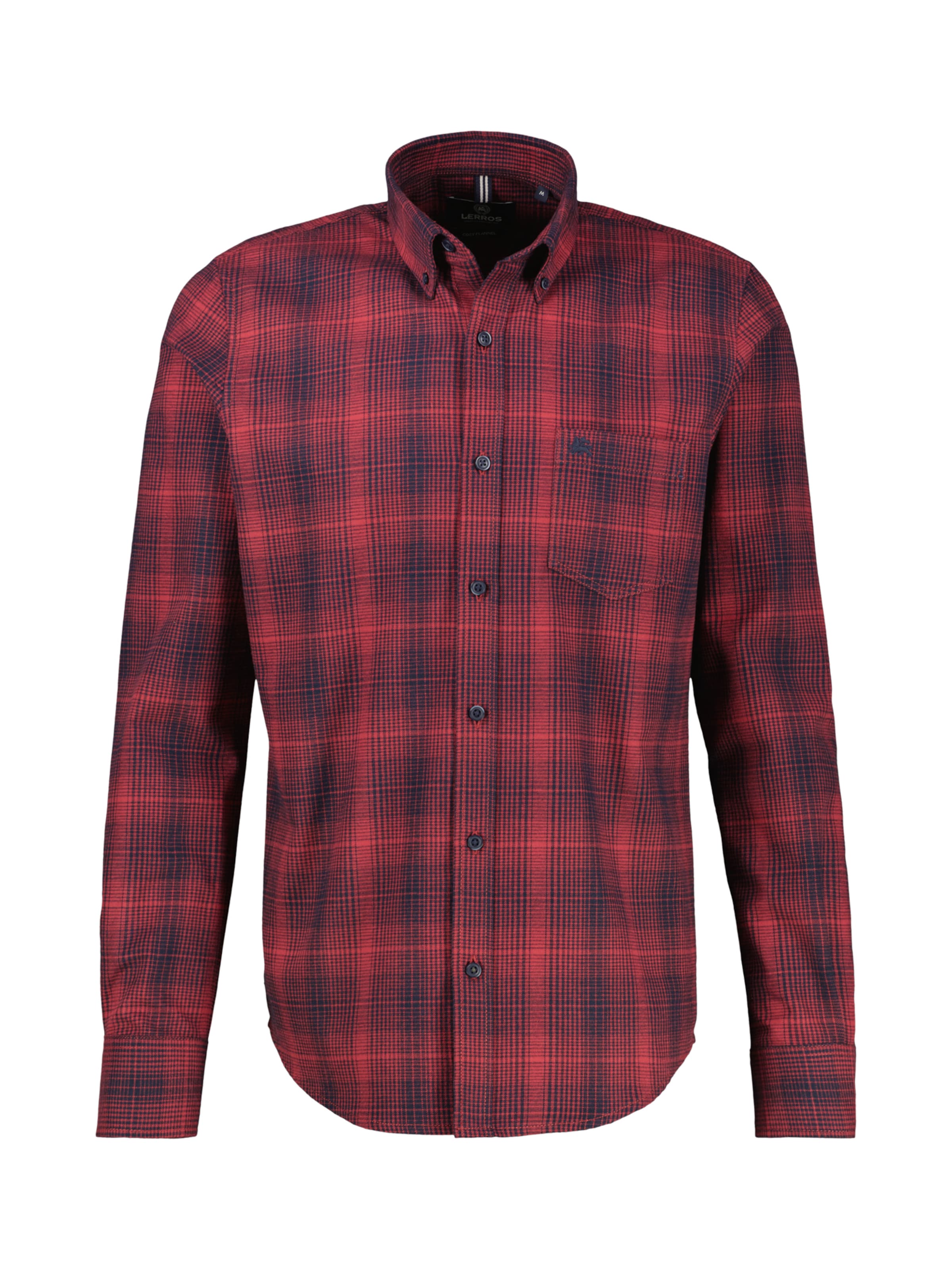 LERROS Overhemd in Rood: voorkant