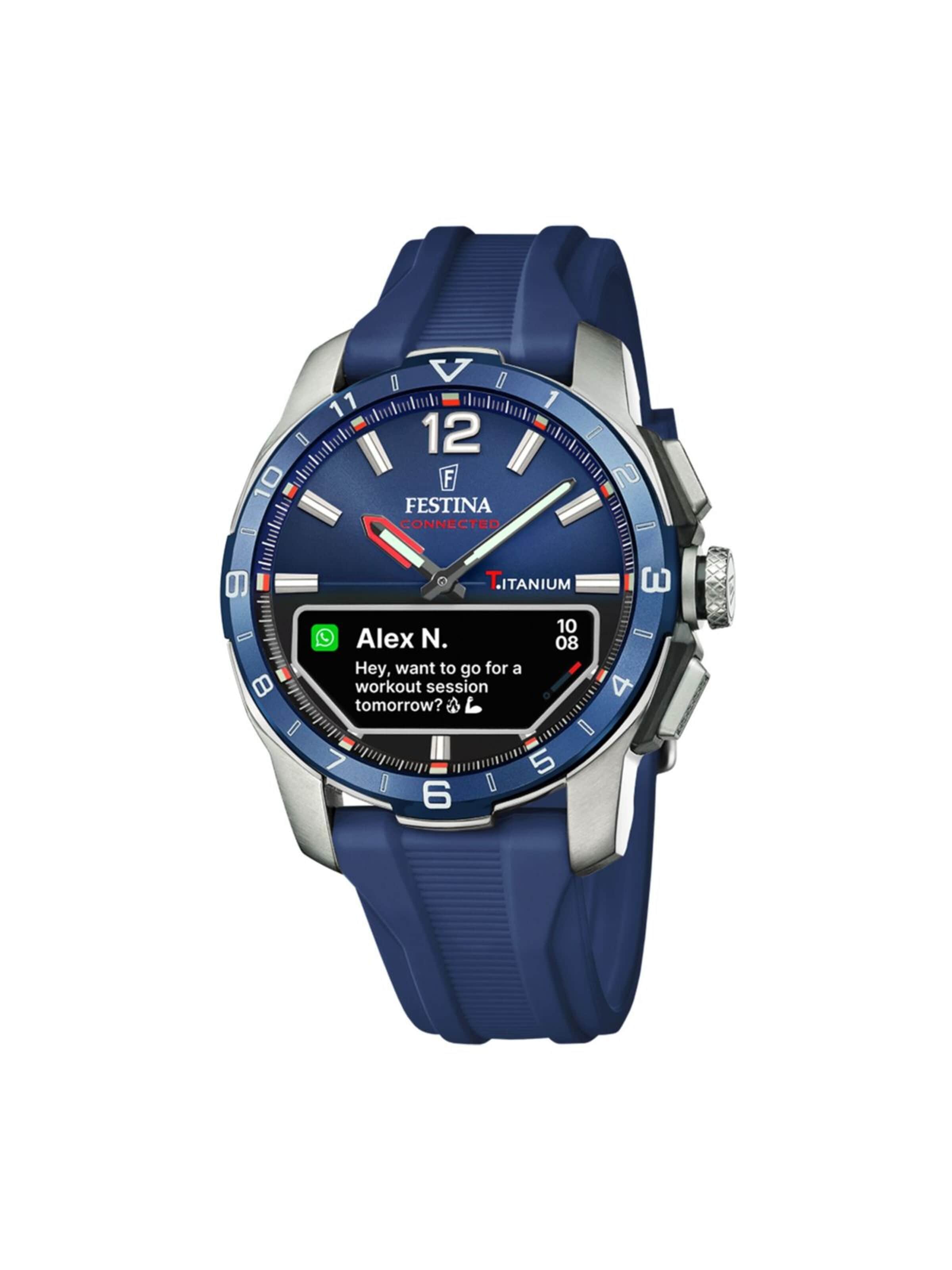 FESTINA Digitaluhr‌‌ in Blau: Vorderseite