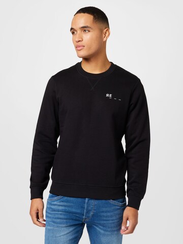 s.Oliver Sweatshirt in Schwarz: predná strana