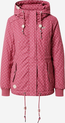 Ragwear Prechodná bunda 'DANKA' - ružová: predná strana