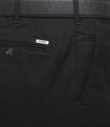 MEYER Slimfit Hose in Schwarz