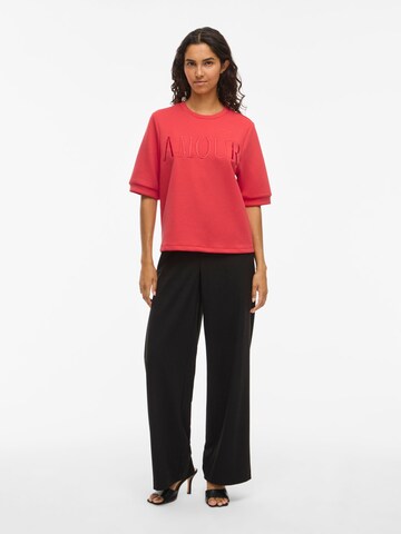 VILA Sweatshirt in Red