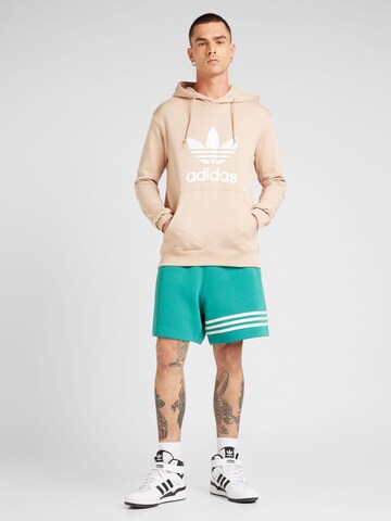 ADIDAS ORIGINALS Свитшот 'Adicolor Classics Trefoil' в Бежевый