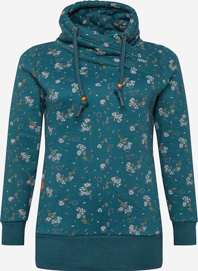 Megztinis be užsegimo 'NESKA' iš Ragwear Plus , spalva - benzino spalva / rožinė / balta, Prekių apžvalga