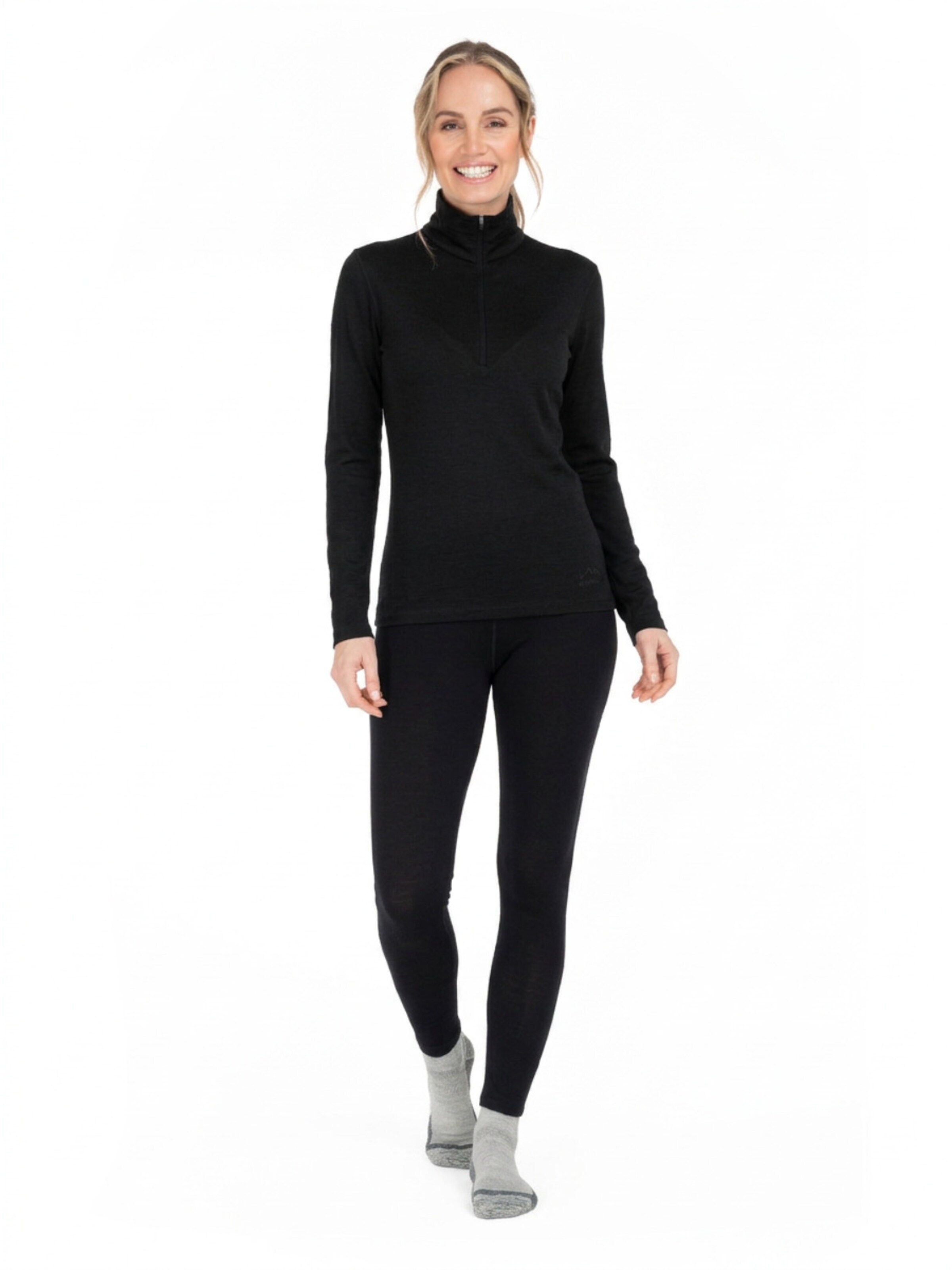 Alpenwert Shirt‌‌‌‌ in Schwarz: Vorderseite