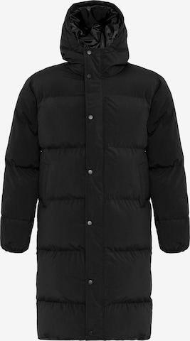 Antioch Χειμερινό παλτό σε μαύρο: μπροστά