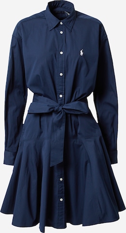 Polo Ralph LaurenKošulja haljina - plava boja: prednji dio