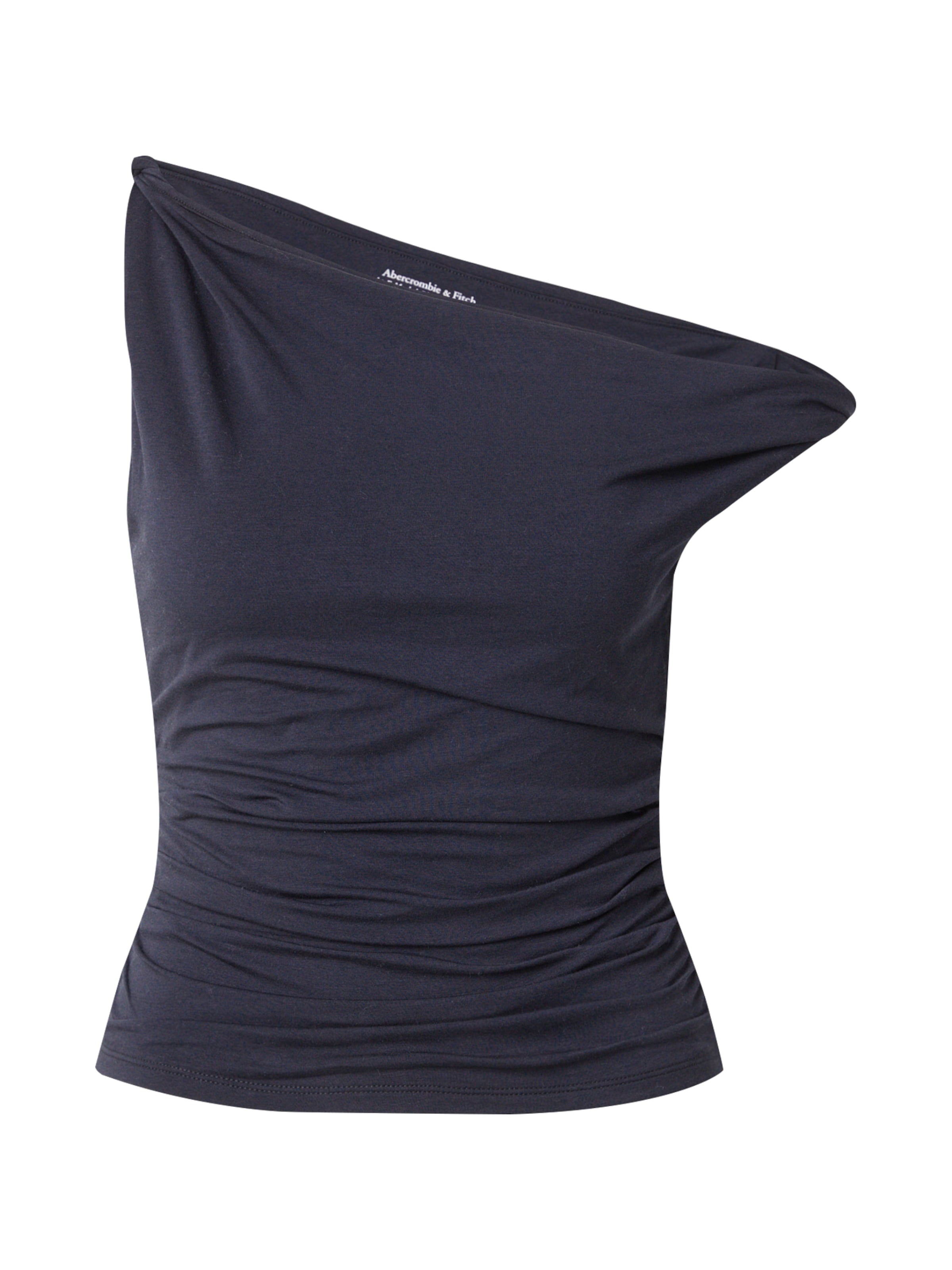 Top de la Abercrombie & Fitch pe negru: față