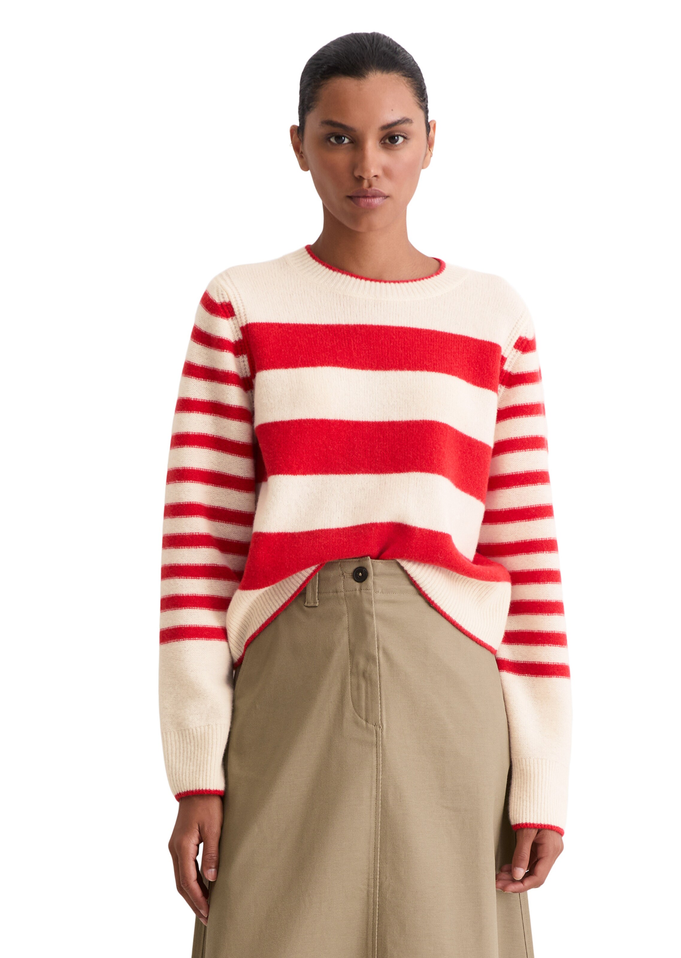 Marc O'Polo Sweater in Beige: front