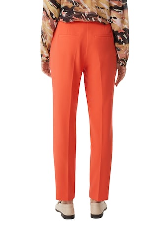 Regular Pantalon COMMA en orange : derrière