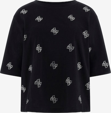 GUESS T-Shirt in Schwarz: Vorderseite