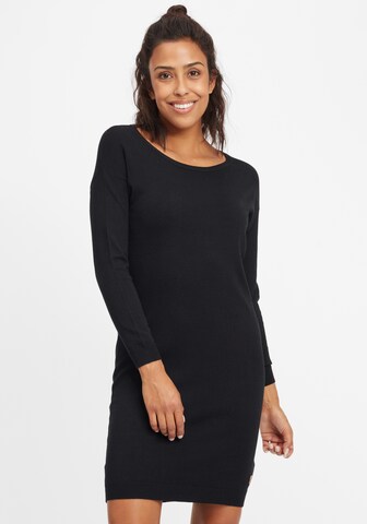 Oxmo Knitted dress 'Ella' in Black: front