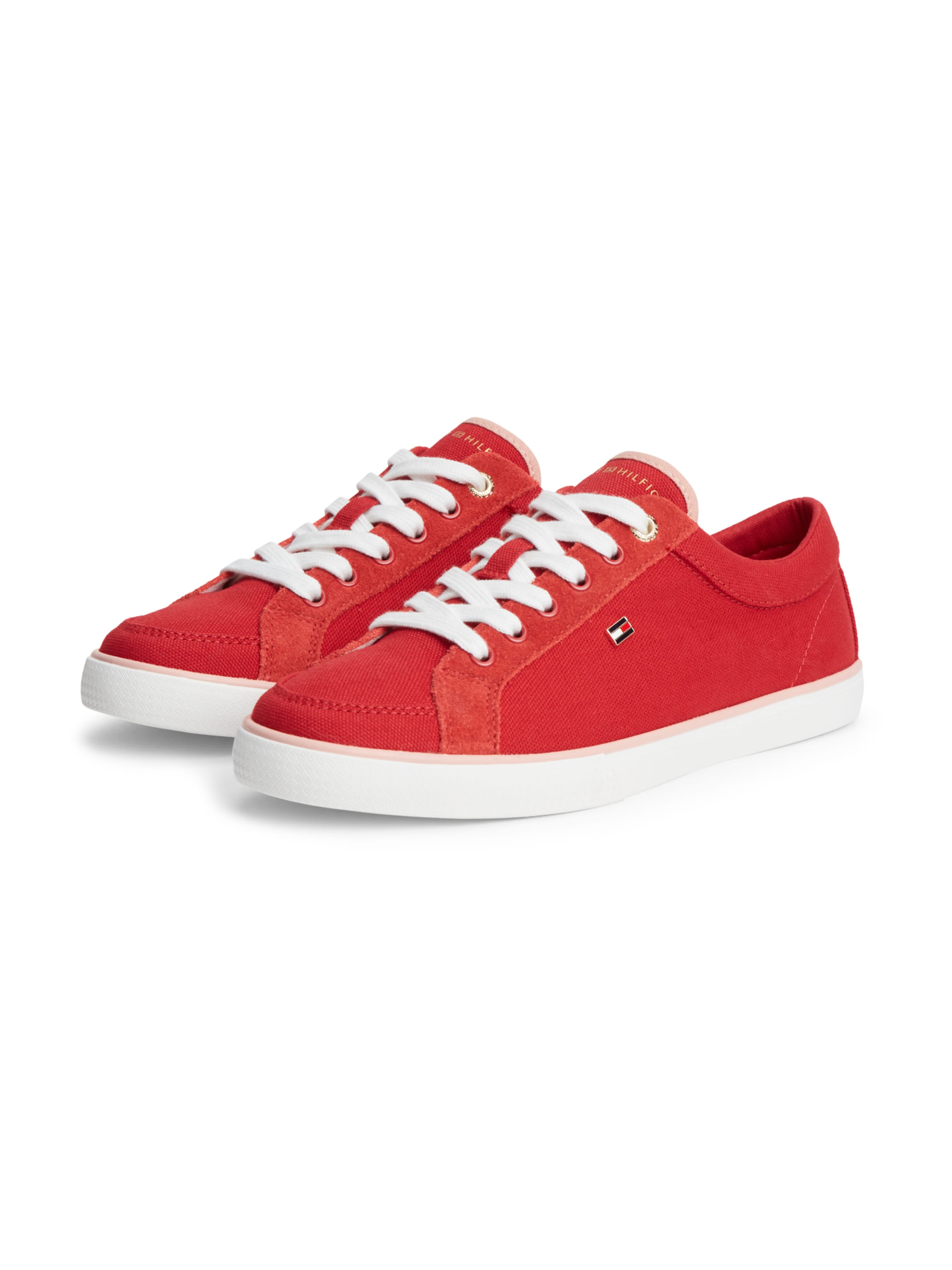 Sneaker low de la TOMMY HILFIGER pe roșu