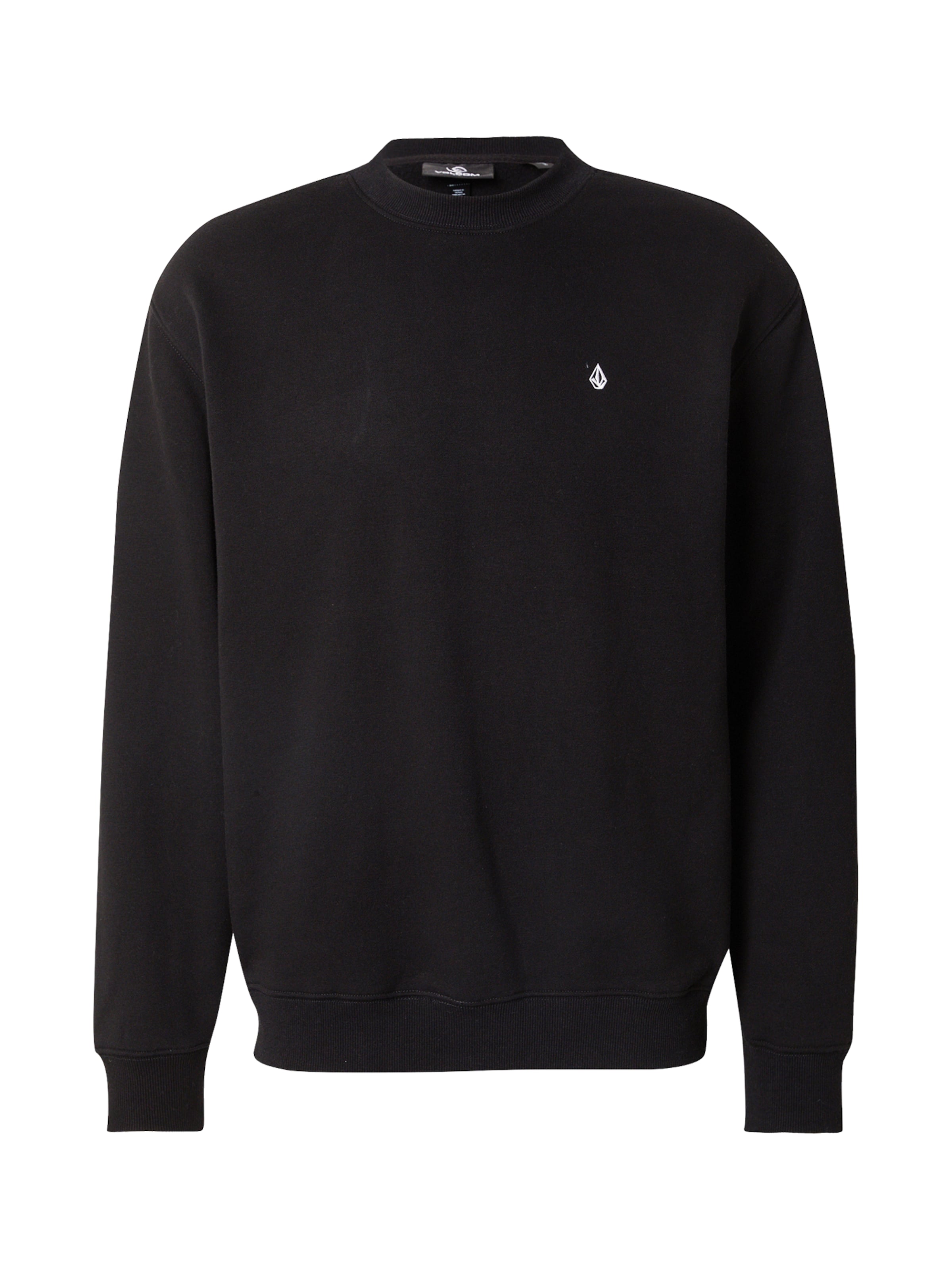 Volcom - Sweatshirt &#x27;Single Stone&#x27; em preto: frente