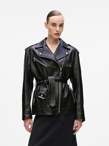 Karl Lagerfeld - Casaco meia-estação em preto: frente