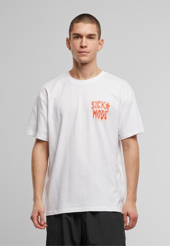 MT Upscale Shirt 'Psycho' in Weiß: Vorderseite