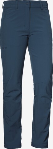 Schöffel Regular Outdoor Pants 'Engadin1' in Blue: front