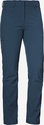 Schöffel Outdoor Pants 'Engadin1' in Blue: front