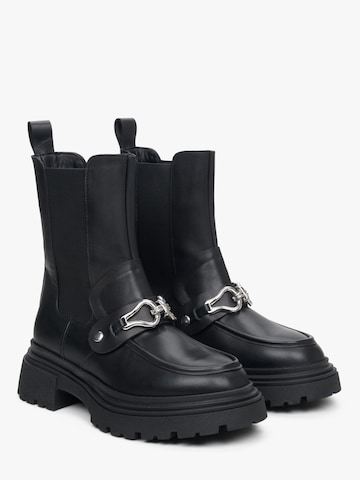Estro Chelsea boots '1210-03' in Zwart