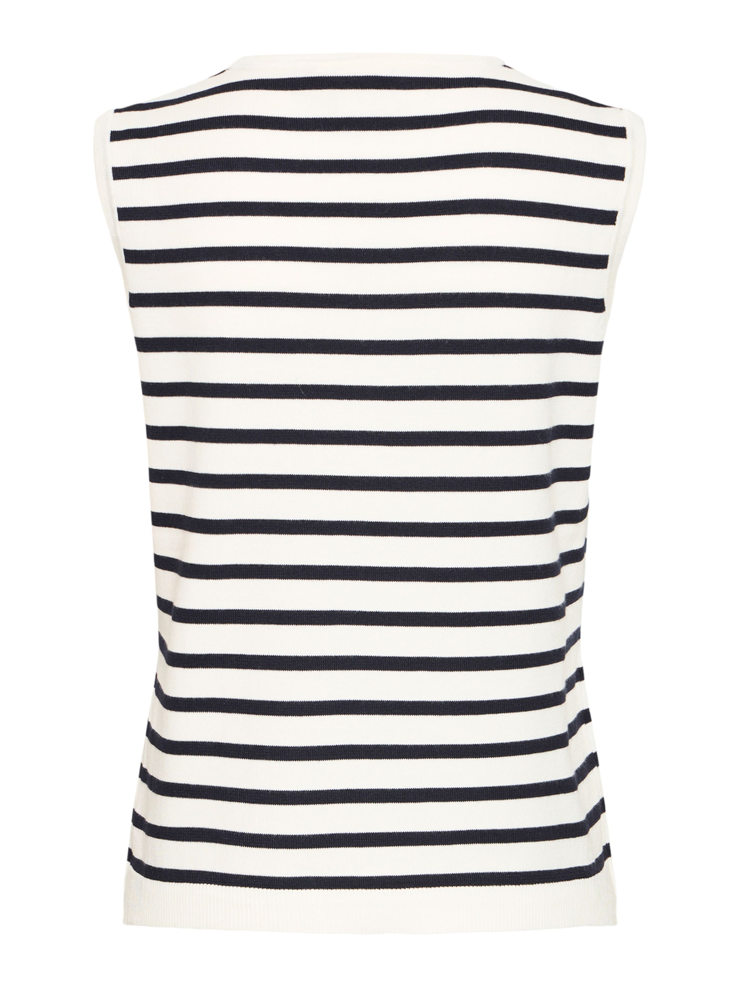 ICHI Πλεκτό γιλέκο 'IHLULS' σε λευκό