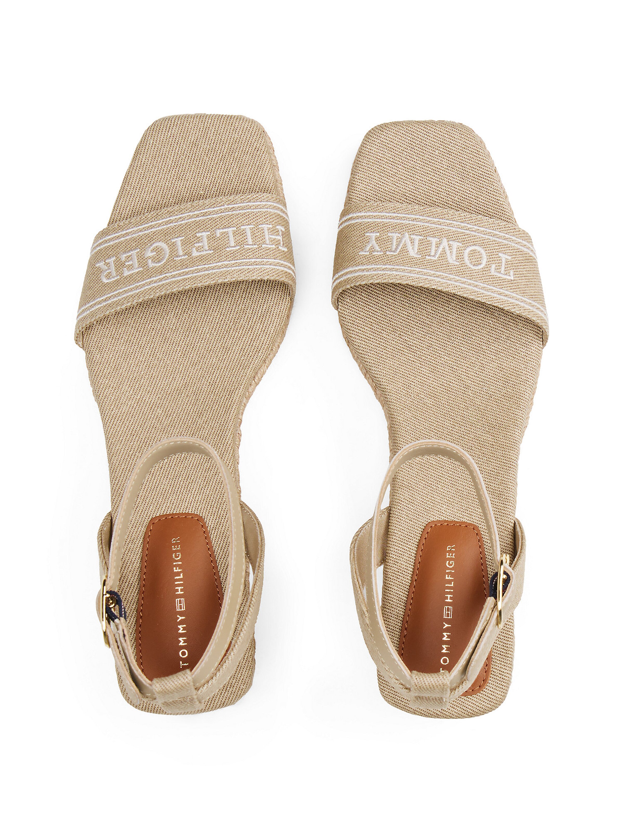 TOMMY HILFIGER Sandale in Beige