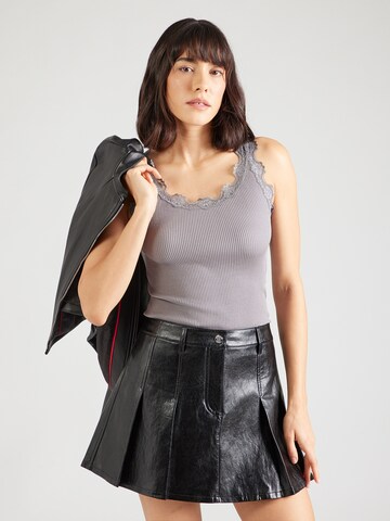 rosemunde Top 'Babette' in Grijs: voorkant