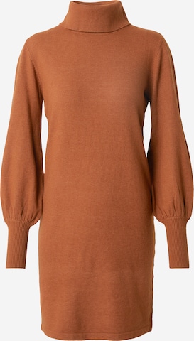 Robes en maille 'Kerry' VILA en marron : devant