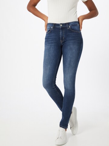 Calvin Klein Jeans Skinny Jeansy w kolorze niebieski: przód