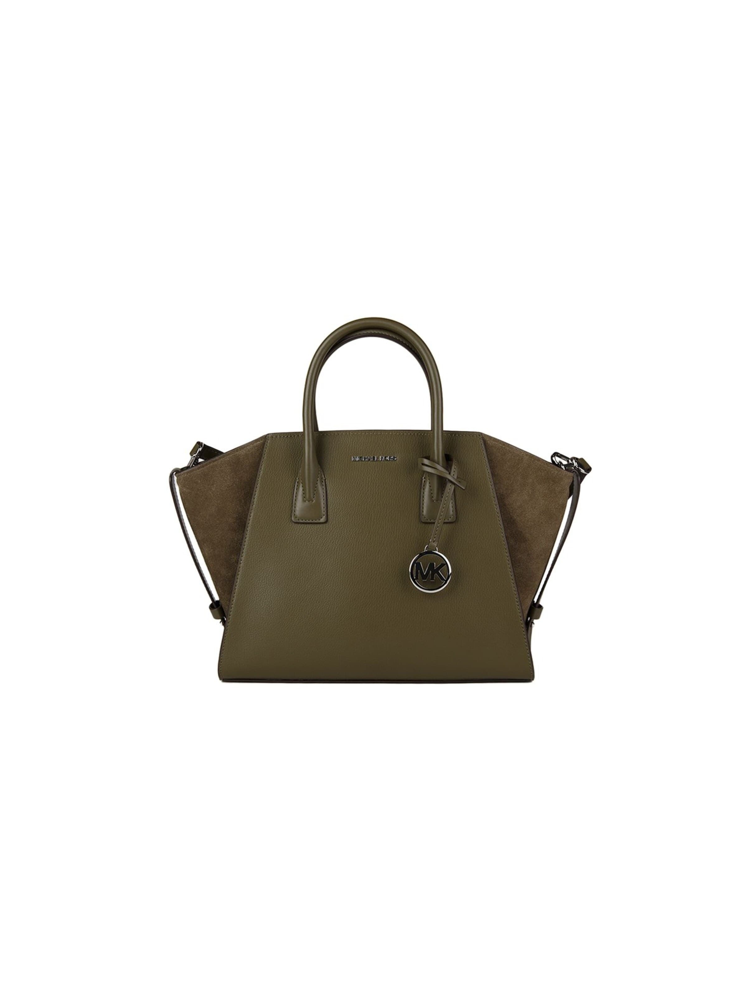 Borsa a mano 'Avril' di Michael Kors in verde: frontale