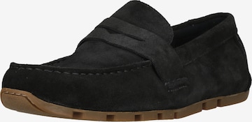 CLARKS Instappers 'Corsley Bar' in Zwart: voorkant