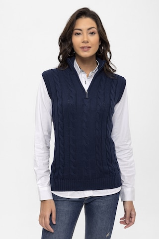 Pull-over Felix Hardy en bleu : devant