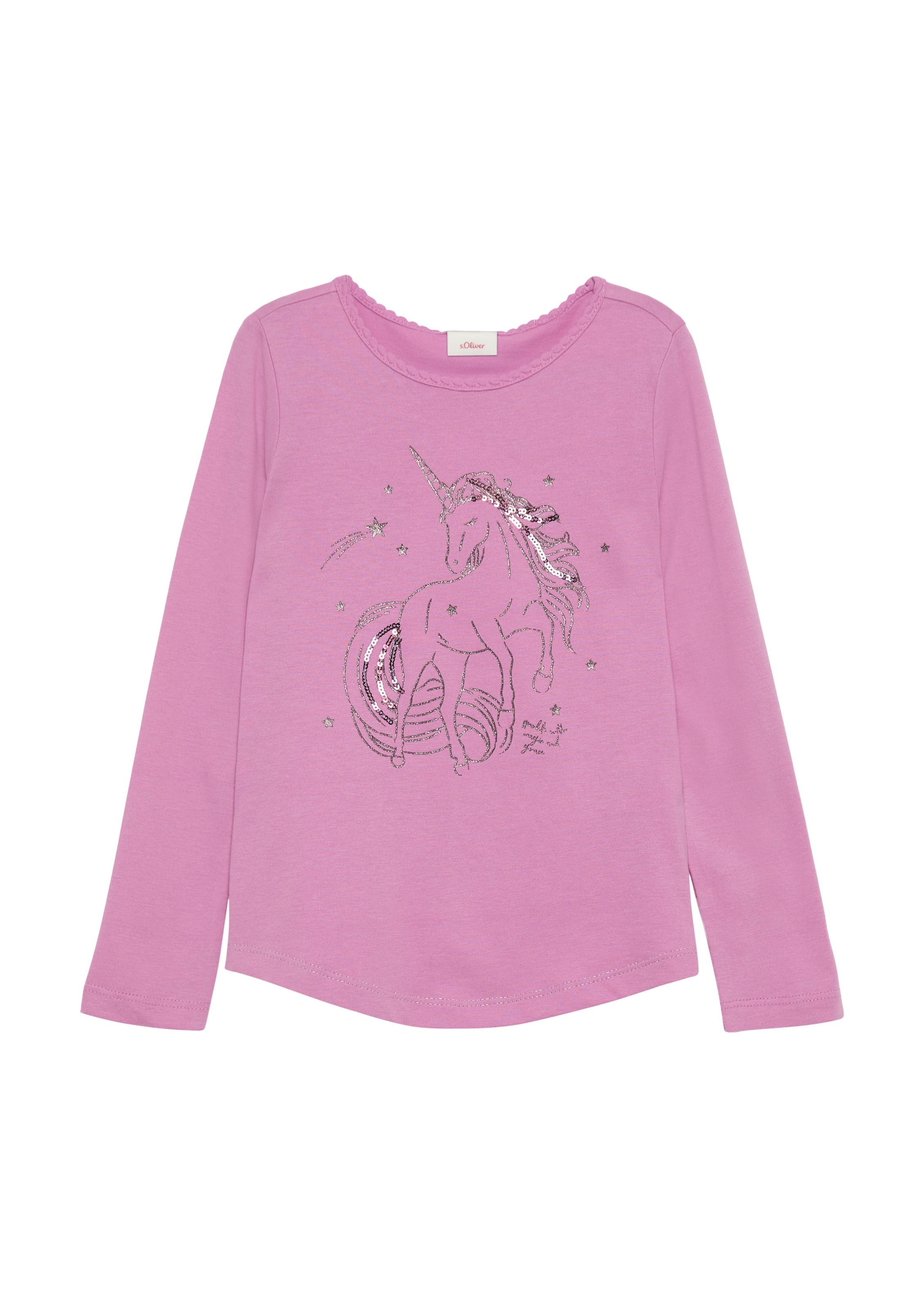 s.Oliver Shirt in Roze: voorkant