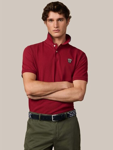 Hackett London Shirt ' HERITAGE BADGE POLO ' in Rood