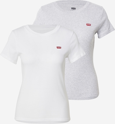 Marškinėliai 'Essential' iš LEVI'S ®, spalva – pilka / raudona / balta, Prekių apžvalga