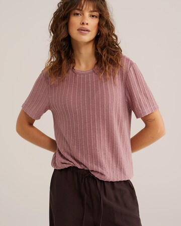 WE Fashion Футболка в Лиловый: спереди