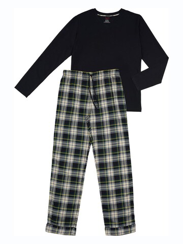 La V Pajamas long in Black