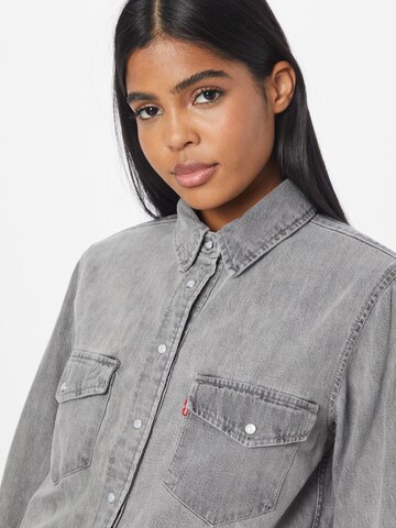 LEVI'S ® Bluse 'Iconic Western' i grå