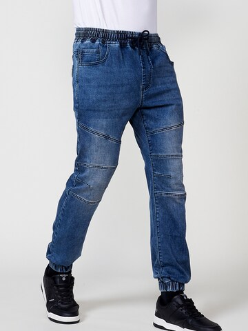 KOROSHI Tapered Jeans in Blue