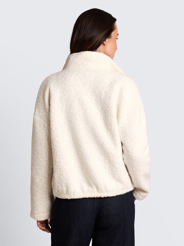 TOM TAILOR Sweatjacke in Weiß