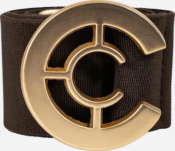 Ceinture ' Logo ' Coster Copenhagen en marron : devant
