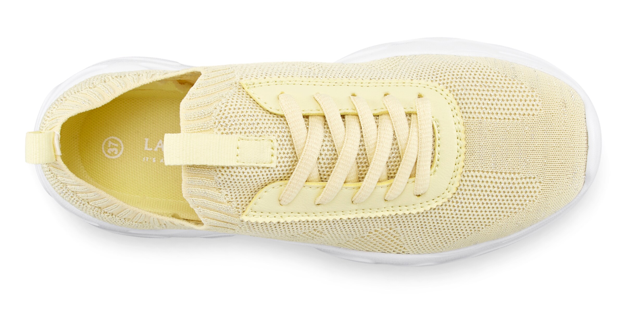 Freyling Platform trainers in Yellow