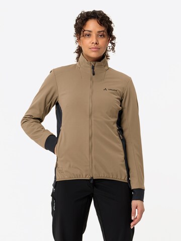 VAUDE Sports jacket in Beige: front