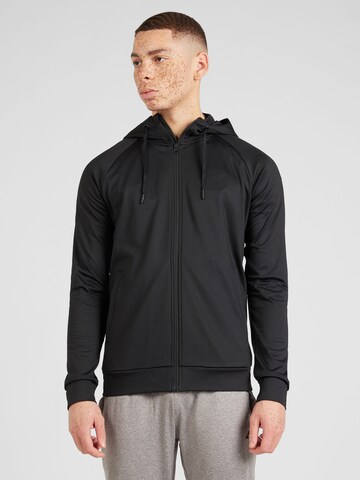 4F Training Jacket in Black: front