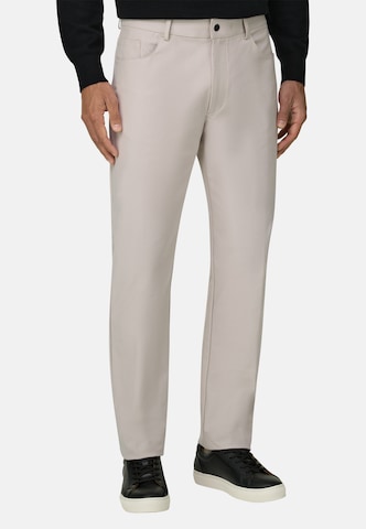 Boggi Milano Slimfit Jeans in Bruin: voorkant