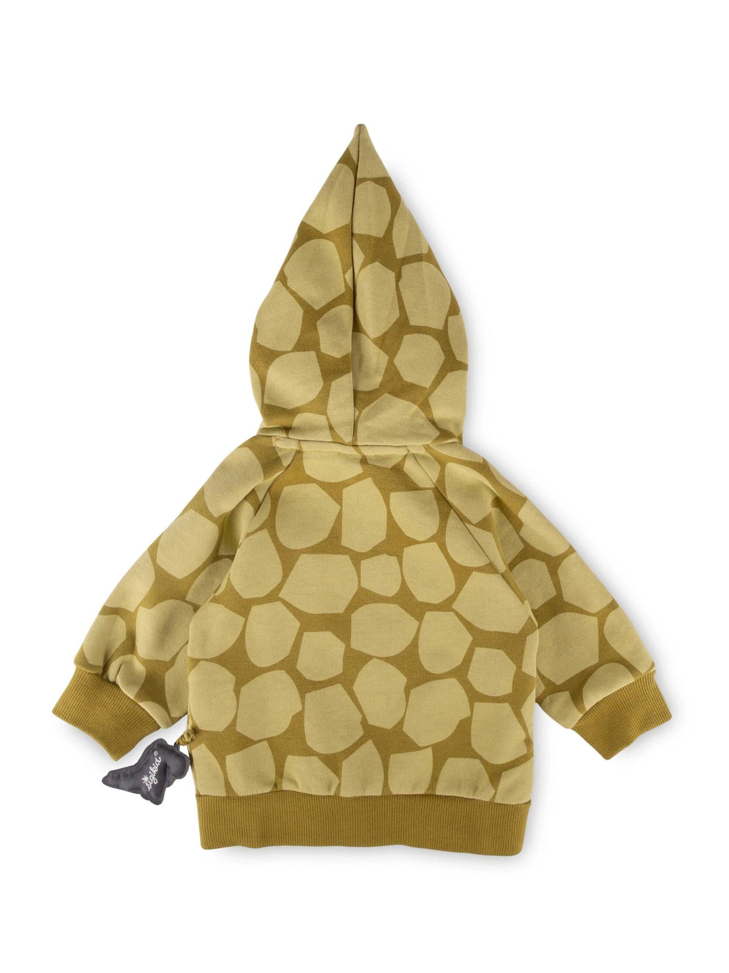 SIGIKID Sweat jacket 'Sweatjacke Dino Fun' in Green